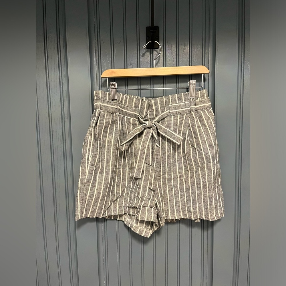 Express Linen Papebag High Rise Shortie Size XS